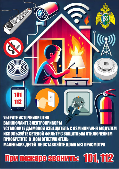 Информационные материалы по предупреждению детской гибели на пожарах..